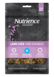 [購買正價貨品滿$300/$800可換購】　　　 Nutrience Sub Zero 凍乾脫羊肝 犬小食 90g (單一蛋白配方) 