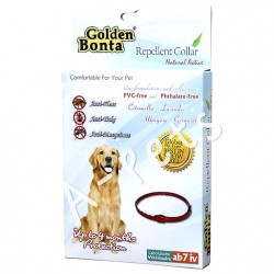 【購買正價貨品滿 $300/$800 可換購】　　　Golden Bonta - 天然抗蚊虱帶 (大型犬) 到期日: 05/2023