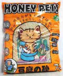 Honey Pets (原味) 豆腐貓砂 7L x12包優惠 (共兩箱)