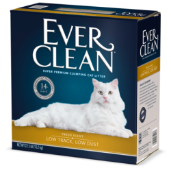 Ever Clean 貓砂 多貓用淡香不留印低粉塵配方 (22.5磅) (金色) x 4盒優惠