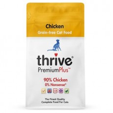 Thrive 脆樂芙 無穀物 PremiumPlus 90%無激素走地雞 貓糧 1.5kg (黃色) x3包優惠