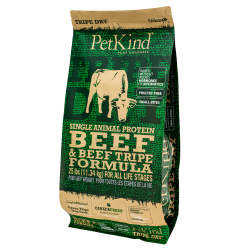 PetKind 單一蛋白牛草胃及牛肉配方 (Single Animal Protein - Beef) 狗乾糧 6lb 