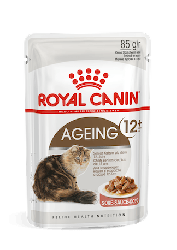 Royal Canin 法國皇家 精煮肉汁 (Gravy) 貓濕糧 - Ageing 12+ 保護關節老貓配方 (85g) x12包