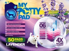 <11﹒11限定>  My Potty Pad 殿堂吸寵物尿墊 薰衣草味 45x60cm (50片)