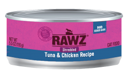 RAWZ 吞拿魚+雞胸肉絲 主食罐 85g x 18罐 原箱優惠