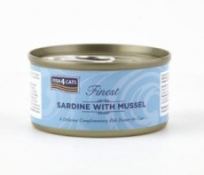 Fish4Cats 沙甸魚 + 青口 (Sardine with Mussel) 貓罐頭 70g