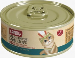CANOE CAT 可努 荒野獵宴 無穀成貓罐頭 羊肉配方 90g x24罐原箱優惠