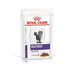 [凡購買處方用品, 訂單滿$500或以上可享免費送貨]　　Royal Canin - Neutered Balance 絕育貓減肥處方 貓濕包 85g x 12包
