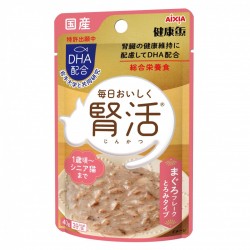 Aixia 腎活主食濕包 KJ-3 吞拿魚泥片狀 40g x 12包 原盒優惠 到期日: 3-6/2024