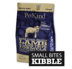 PetKind 單一蛋白 無穀物 羊肉+羊草胃 配方 6lb (細粒裝) (深藍) 
