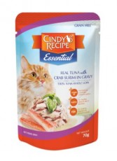 ＜購買正價貨品滿$300~可以優惠價$9換購＞ Cindy's Recipe Essential 系列 - 鮪魚配蟹肉棒和肉汁 70g