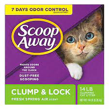 ＜購買正價貨品滿$300~可以優惠價$48換購＞  Scoop Away 特強結塊配方 (Clump & Lock) 14lb (綠)