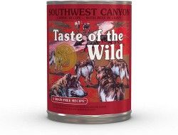 Taste of the Wild 無穀物狗罐頭主食罐 湯汁燉牛肉粒 (Southwest Canyon) 390g x 12罐 原箱優惠