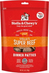 Stella & Chewy's 凍乾生肉餅狗主糧 牛魔王 (牛肉配方 Stella's Super Beef) 14oz