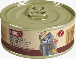 CANOE CAT 可努 飛鳥樂園 無穀成貓罐頭 雞肉配方 175g x24罐原箱優惠