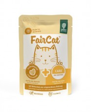 <購買正價貨品滿$300~可以優惠價$13.5換購> Green Petfood  低敏無榖物  貓主食濕包 85g - FairCat CARE 腎臟/ 泌尿道  (黃色)　到期日: 8/2025