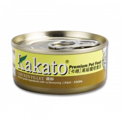 Kakato 卡格 雞柳 貓狗罐頭 70g x 48罐 原箱優惠 (712)