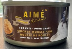 ＜購買正價貨品滿$300~可以優惠價$14.5換購＞　Aimé Kitchen 無穀物 殿堂系列 – 幼滑雞肉慕絲 主食貓罐頭 85g 到期日: 12/2025