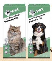 【購買正價貨品滿 $300/$800 可換購】　　　DR. pet Salmon oil (Cats & Dogs)純正野生冰島三文魚油(貓犬適用) 473 ml 到期日: 30/8/2022