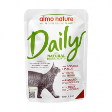 Almo Nature Dailymenu 雞肉+鴨肉 濕包貓糧 70g x 30包 原箱優惠 (5276)