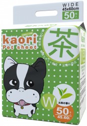 Kaori pet sheet 綠茶抗菌消臭尿片 45x60cm 50片裝 x2包優惠