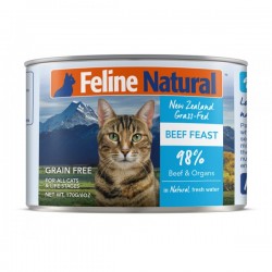 F9 Feline Natural Beef 牛肉 貓罐頭  170g 到期日: 7/2025