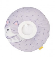 貓狗防水頸圈 (紫色甜甜圈) (S size/ 頸圈10-23.5cm/ 直徑22cm) 