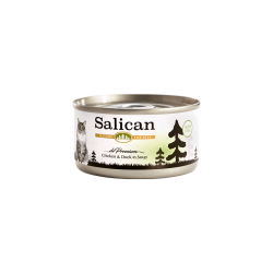 Salican 挪威森林 鮮雞肉鴨肉(清湯) Chicken & Duck in Soup 貓罐頭  85g x 48罐 兩箱優惠