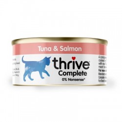 Thrive 脆樂芙 Complete 吞拿魚+三文魚 貓主食罐 75g x12罐原箱優惠