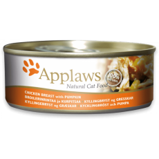 Applaws 天然貓罐頭 雞胸 & 南瓜 156g x24罐原箱優惠