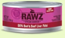 <11﹒11限定> RAWZ 96% 牛肉及牛肝 全貓罐頭 155g 到期日: 6/2026