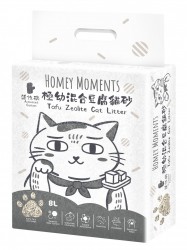 Homey Moments 活性碳 極幼混合豆腐貓砂 (1.5mm) 8L