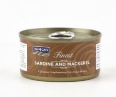 Fish4Cats 沙甸魚 + 鯖魚 (Sardine with Mackerel) 貓罐頭 70g