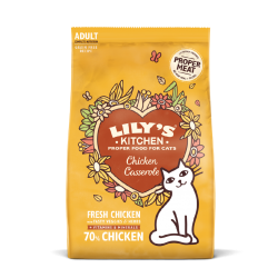 Lily's Kitchen 無穀物 滋味雞肉餐 貓乾糧 2kg (黃袋)