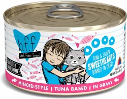 b.f.f. 貓罐裝系列 吞拿魚+蝦 肉汁 85g (Sweethearts) 到期日: 9/2024