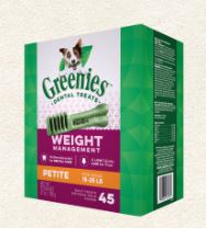 Greenies 潔齒骨 體重管理系列 - 迷你犬 27oz (45支/包)