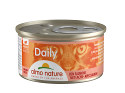 Almo Nature Daily Salmon 三文魚 (158) 主食Mousse 貓罐頭 85g x 24罐 原箱優惠 到期日: 4/2024