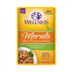 【購買正價貨品滿 $300/$800 可換購】　　　  Wellness Morsels 滋味軟包 雞肉火雞 3oz  到期日: 15/07/2023