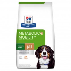 [凡購買處方用品, 訂單滿$500或以上可享免費送貨]　　Hill's Metabolic + Mobility (j/d) 新陳代謝 - 體重管理+關節護理配方狗糧 8.5磅