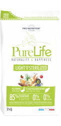 Pure Life 無穀物 減肥/ 紦育犬乾糧  鴨和白魚 2kg