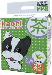 Kaori pet sheet 綠茶抗菌消臭尿片 60x90cm 22片裝  x2包優惠