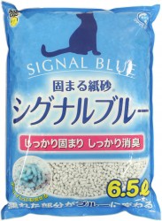 日本Super Cat 超級貓 Signal Blue 環保凝結紙砂 6.5L