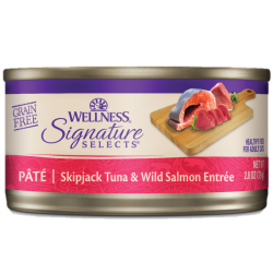 Wellness Signature Selects 肉醬系列 (Paté) - 吞拿魚三文魚 貓罐頭 79g x 24罐 兩箱優惠