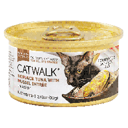 CATWALK 鰹吞拿魚 + 青口 貓主食罐 80g