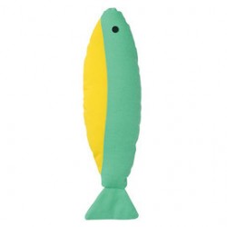 Petio 柔軟貓玩具 魚 (內有木天蓼) (綠黃色)