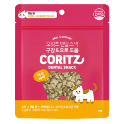 CORITZ  貓用潔齒餅小食 泌尿道配方 50g (紅)