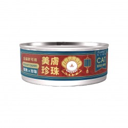 陪心寵糧 富貴貓咪主食罐 - 美膚珍珠  鮭魚 x 珍珠 80g x24罐原箱優惠