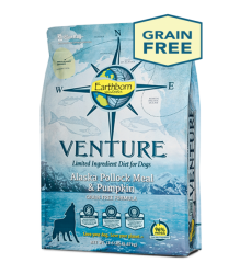 Earthborn Venture 阿拉斯加鱈魚+南瓜 單一蛋白配方 全犬 25磅