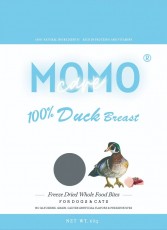 MOMOCARE  冷凍脫水貓狗小食 嚴選鴨胸塊 60g (藍)