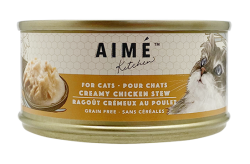 【購買正價貨品滿$300/$800可換購】　　　Aimé Kitchen 鮮雞肉濃湯 Creamy Chicken Stew 貓罐 85g 到期日: 20/12/20252